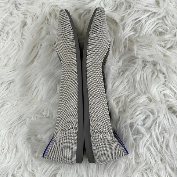 ROTHY’S The Point in Flax Birdseye Size 7.5 Flats Slip On Shoes - Picture 11 of 14